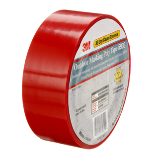 7000049309 3M MASKING POLY TAPE 5903 (RED)