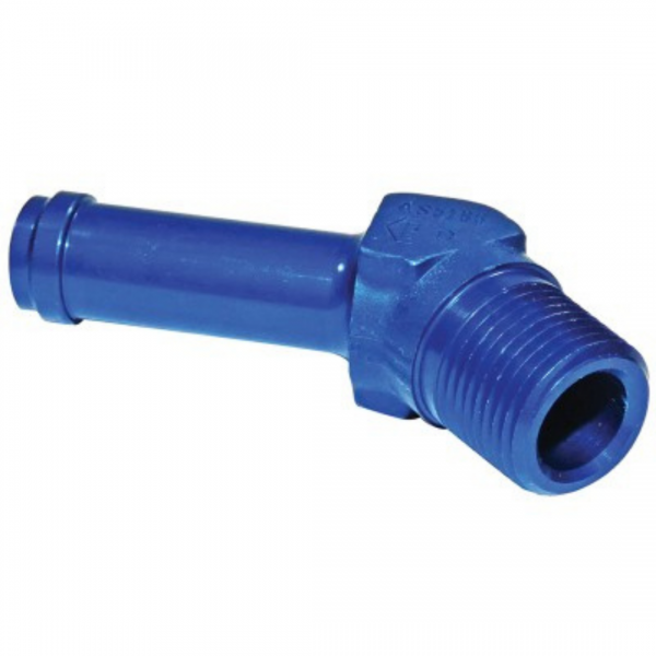 AN844-10D HOSE ELBOW – PIPE THREAD 45º SIZE No. ALUMINUM 10D