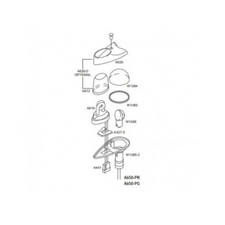 WHELEN A428 WING TIP LENS 68-4290001-30