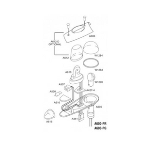 WHELEN A615 CLEAR LENS 68-4250066-30