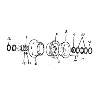 162-01900 CLEV OUTER WHEEL HLF