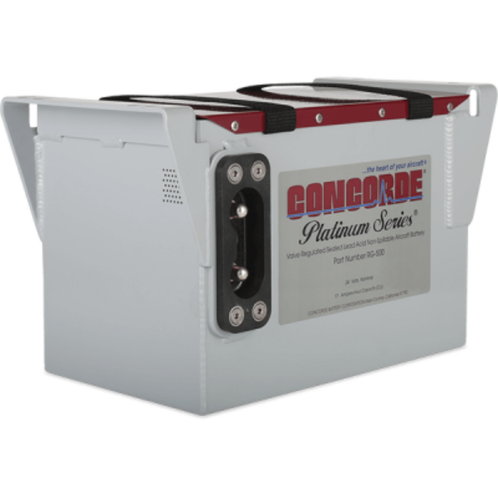 CONCORDE RG-500 SEALED LEAD ACID AIRCRAFT BATTERY