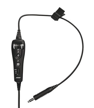 BOSE A20® HEADSET CABLE – U174 HELI PLUG COILED CORD ELECTRET MIC – WITHOUT BLUETOOTH