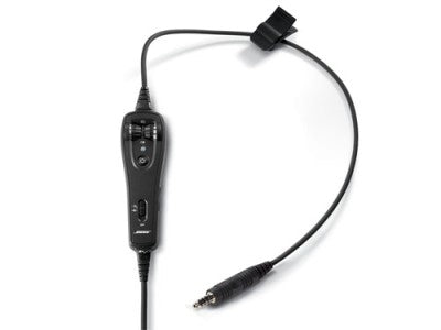 BOSE A20® HEADSET CABLE – U174 HELI PLUG STRAIGHT CORD DYNAMIC 5 OHM MIC – WITHOUT BLUETOOTH